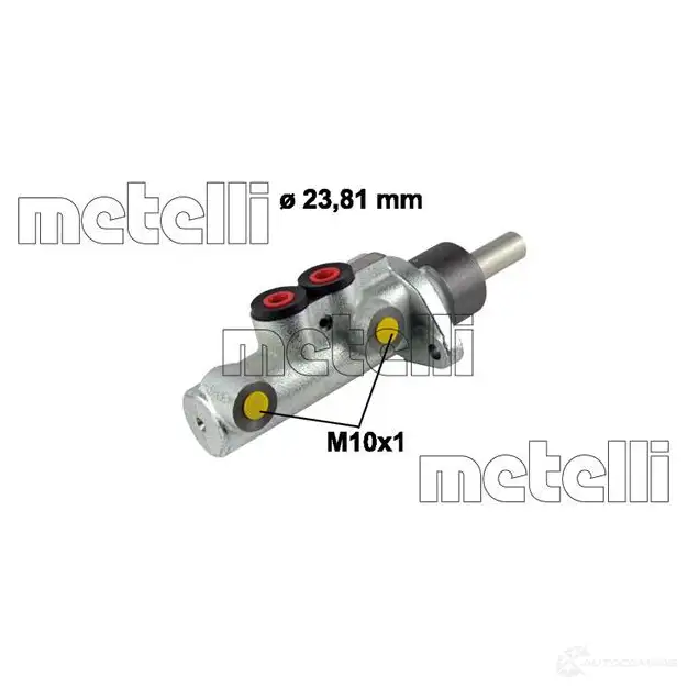 Главный тормозной цилиндр METELLI BZ MBN4P 05-0601 1208410 8032747076606