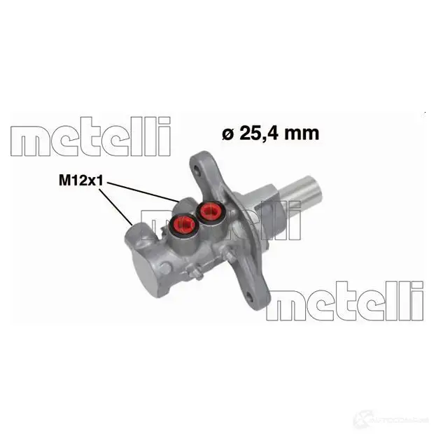 Главный тормозной цилиндр METELLI Q6R OVU 8032747044100 05-0674 1208466