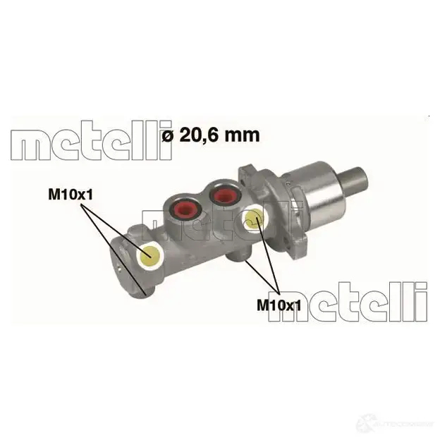 Главный тормозной цилиндр METELLI 1208110 05-0199 8032747091753 Y 211P9