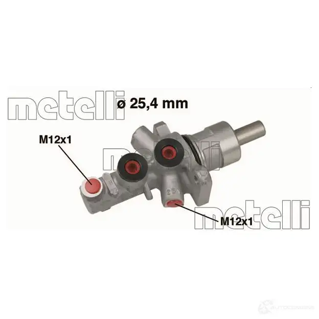 Главный тормозной цилиндр METELLI 8032747095331 05-0566 1208381 PP 73HO9