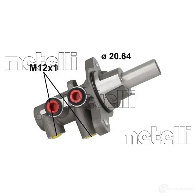 Главный тормозной цилиндр METELLI 05-1149 1437615991 OO0 RLL изображение 0
