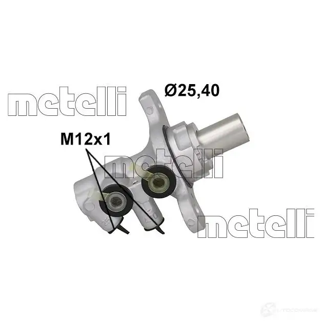 Главный тормозной цилиндр METELLI 1437616279 05-1210 38YH GV изображение 0