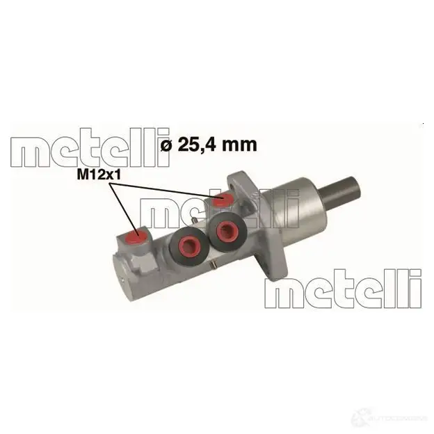 Главный тормозной цилиндр METELLI 3FHE C1 8032747095744 1208414 05-0606