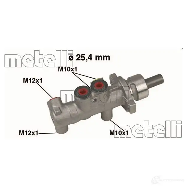 Главный тормозной цилиндр METELLI BF5 SUPZ 1208275 05-0415 8032747093825 изображение 0