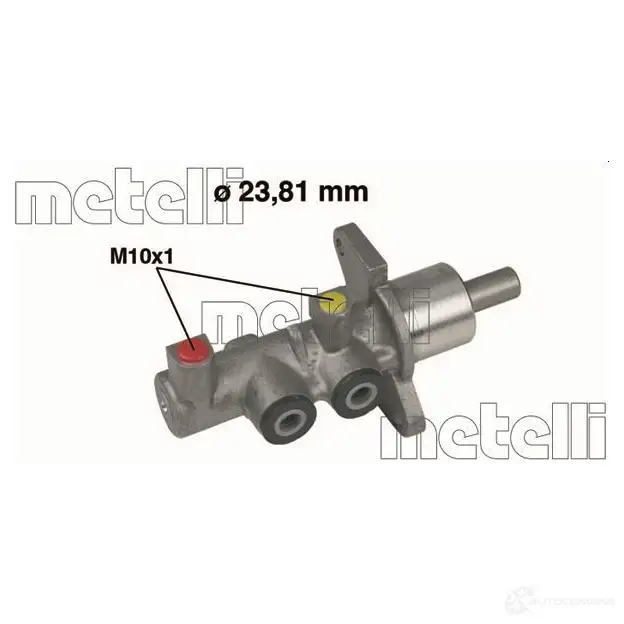 Главный тормозной цилиндр METELLI 05-0379 PB1 T7JW 1208249 8032747093467
