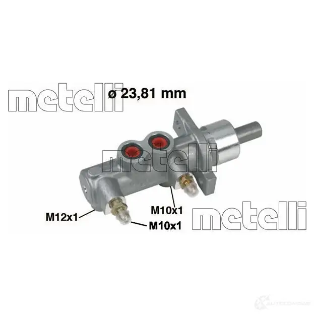 Главный тормозной цилиндр METELLI 8032747091449 1208076 05-0165 LP0 8Q
