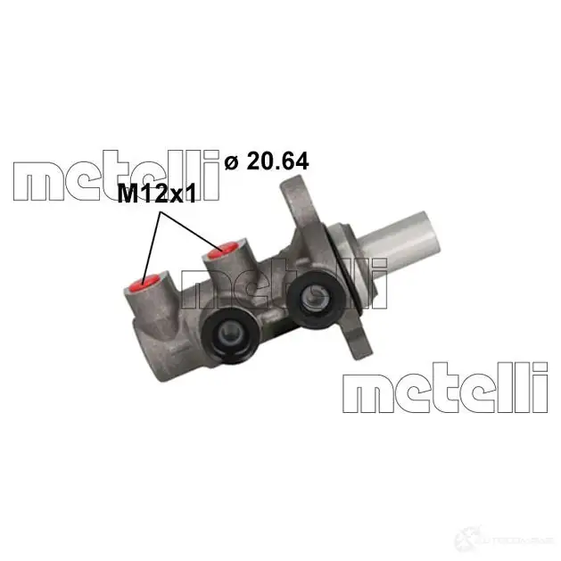 Главный тормозной цилиндр METELLI T2F9 QX 1437617056 05-0897 изображение 0