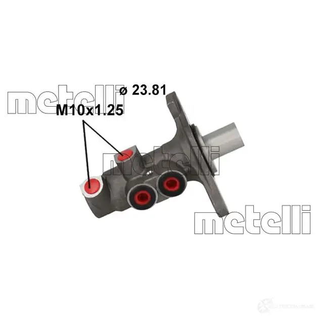 Главный тормозной цилиндр METELLI 05-1131 1438391108 2WQ7B XO изображение 0