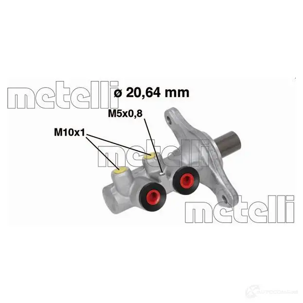 Главный тормозной цилиндр METELLI 8032747049327 05-0682 JTRSU MA 1208473