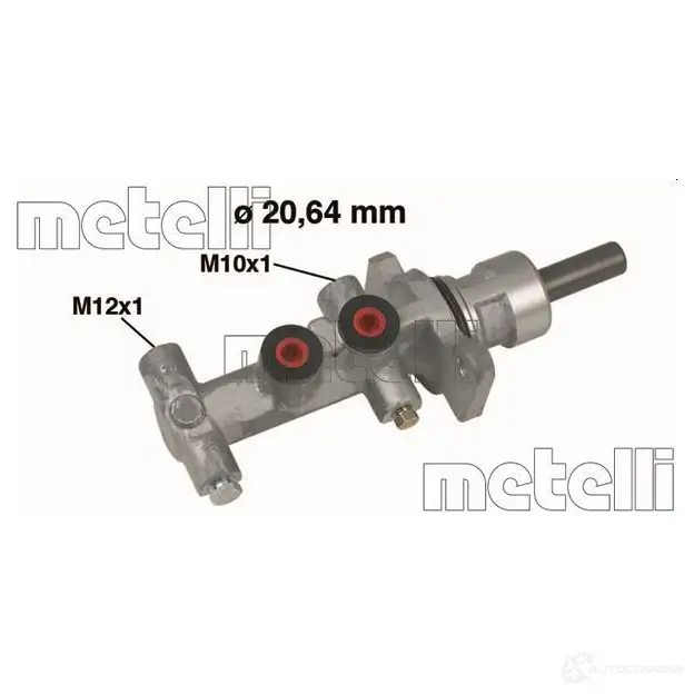 Главный тормозной цилиндр METELLI 8PXI 5 05-0553 1208371 8032747095195