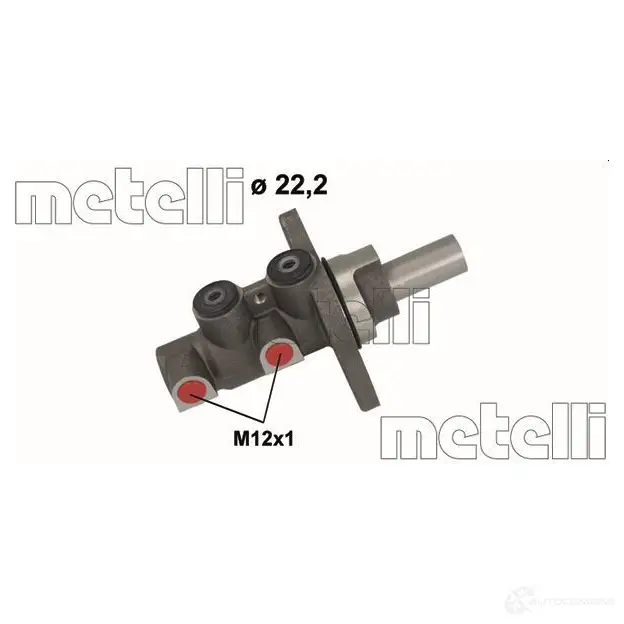 Главный тормозной цилиндр METELLI 1437615979 HBA 16L 05-1152