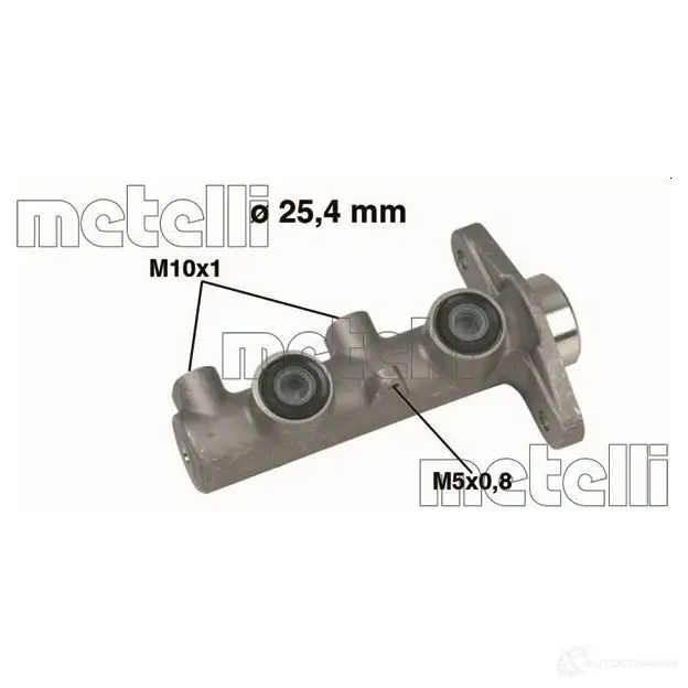 Главный тормозной цилиндр METELLI 05-0329 8032747092972 9X7BQ XP 1208211 изображение 0