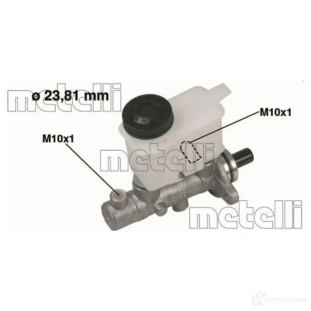 Главный тормозной цилиндр METELLI 1208213 NYF5 M5 8032747092996 05-0331