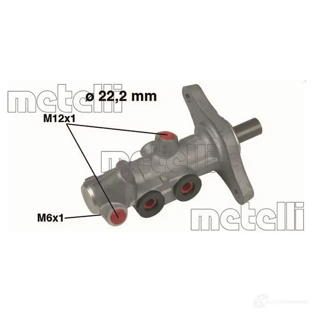 Главный тормозной цилиндр METELLI 8032747094266 05-0459 1208307 1LU OC изображение 0