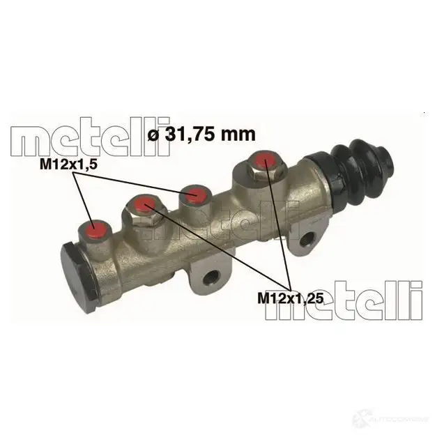 Главный тормозной цилиндр METELLI 8032747090855 05-0102 1208019 V GG0X