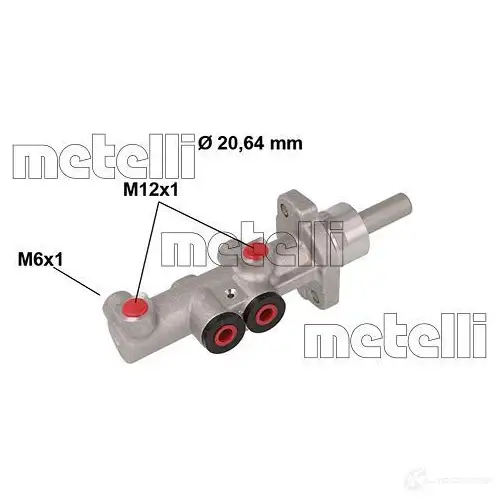 Главный тормозной цилиндр METELLI 1208620 IB59K 0 8032747168912 05-0849 изображение 0