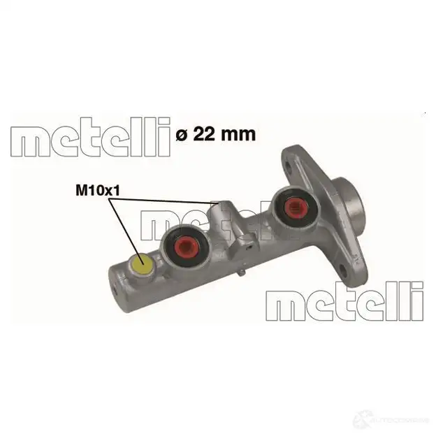 Главный тормозной цилиндр METELLI 0HKW 1H 1208335 05-0498 8032747094648