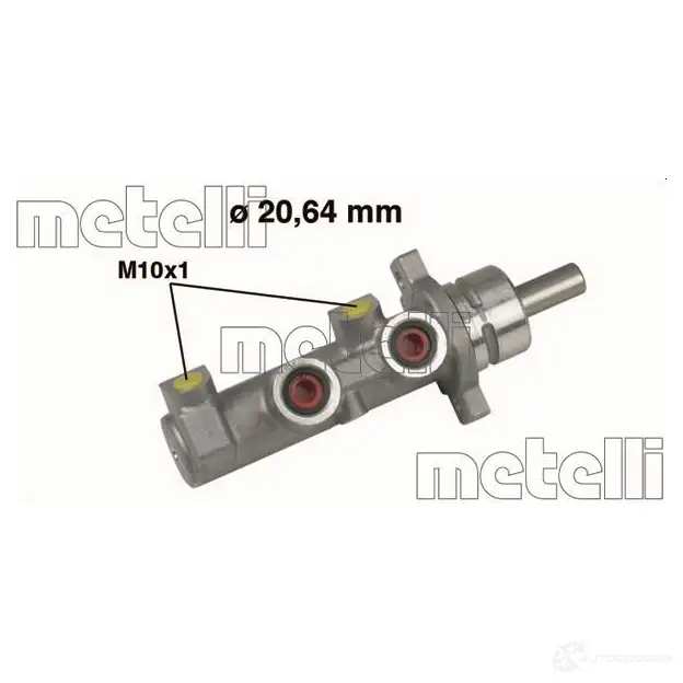 Главный тормозной цилиндр METELLI 1208313 05-0470 8032747094372 A FNQC изображение 0