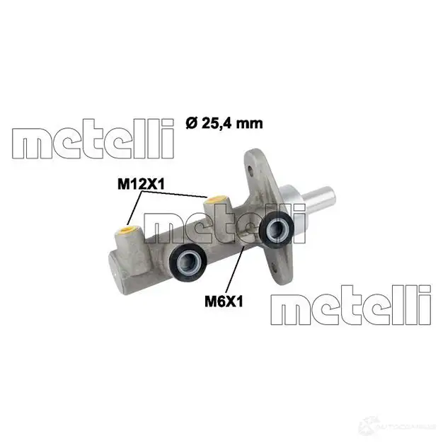 Главный тормозной цилиндр METELLI 05-0819 1208595 8032747115923 9B1WC 5