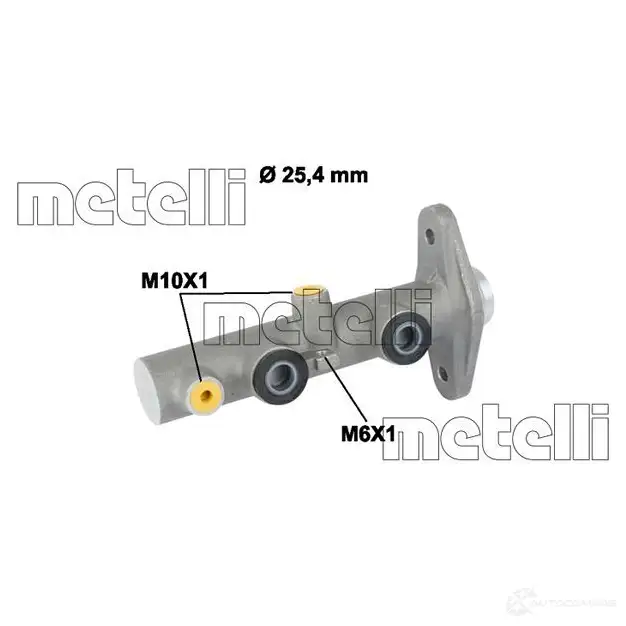 Главный тормозной цилиндр METELLI 1208598 05-0822 7UY XK 8032747115985