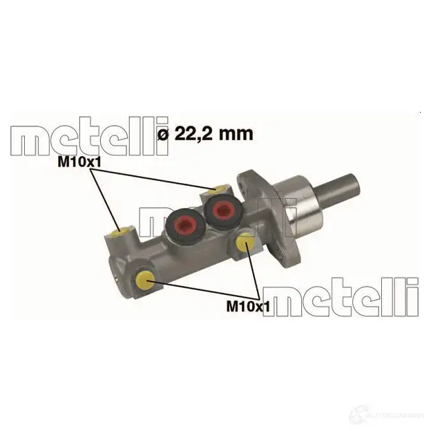 Главный тормозной цилиндр METELLI 8032747093573 05-0390 SEA JTEZ 1208260