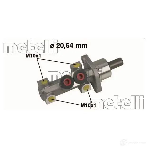 Главный тормозной цилиндр METELLI 05-0360 1208235 95 UFP 8032747093283 изображение 0