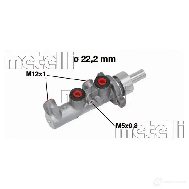 Главный тормозной цилиндр METELLI 05-0671 8032747010174 RJN JNV 1208463