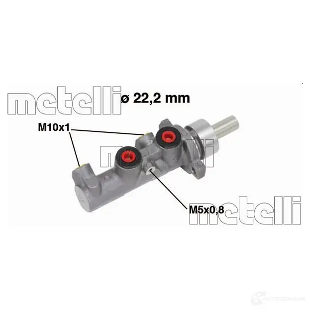 Главный тормозной цилиндр METELLI 8032747010150 05-0670 1208462 W YJSHVL