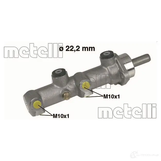Главный тормозной цилиндр METELLI P7XOAJ R 8032747090756 1208009 05-0091