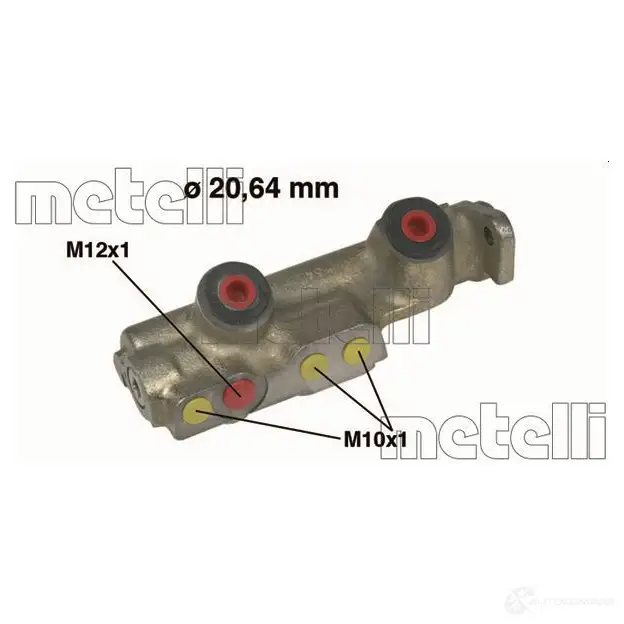 Главный тормозной цилиндр METELLI 1208012 05-0094 J5IU U8 8032747090787 изображение 0