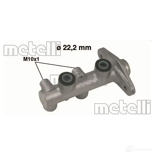 Главный тормозной цилиндр METELLI 8032747096178 NS DN52 05-0649 1208453 изображение 0