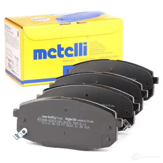 Тормозные колодки дисковые, комплект METELLI 2 3966 22-0513-0 1212474 23987 изображение 1