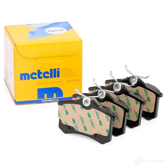 Тормозные колодки дисковые, комплект METELLI 209 61 1211896 22-0100-2 8RU2Z1W изображение 1