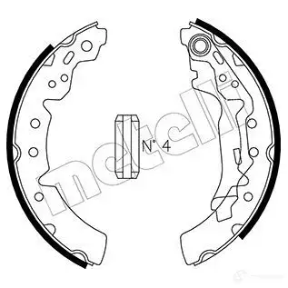 Тормозные колодки METELLI 1216623 8032747022832 X19 APZ 53-0432