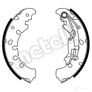 Тормозные колодки METELLI 9VE QG 8032747015094 53-0092 1216243