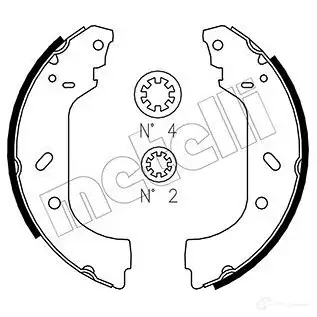 Тормозные колодки METELLI A3LL Y 8032747014646 1216219 53-0074 изображение 0