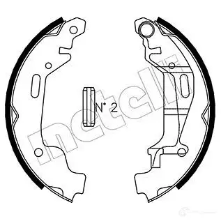Тормозные колодки METELLI 1216497 8032747020234 53-0314 J1LY 3