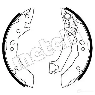 Тормозные колодки METELLI 1216321 59RD 1M 53-0168 8032747016701