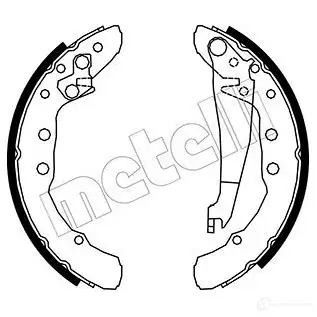 Тормозные колодки METELLI 53-0009 8032747013045 1216148 0S61W UT