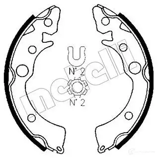Тормозные колодки METELLI KHX8R 3W 1216300 53-0150 8032747016329 изображение 0