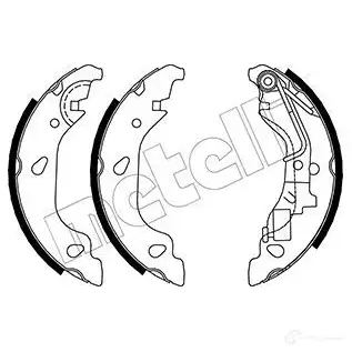 Тормозные колодки METELLI 8032747013021 2YK5RA U 1216229 53-0080Y