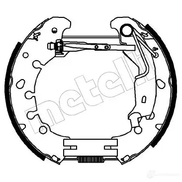 Тормозные колодки METELLI 1215917 8032747043356 4 MH85RC 51-0225