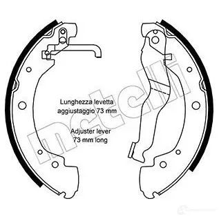 Тормозные колодки METELLI 53-0469 8032747023679 F 93CK 1216667 изображение 0