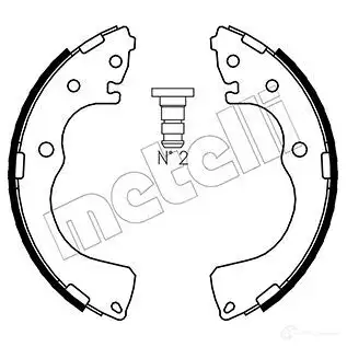 Тормозные колодки METELLI 53-0218 8032747017784 A55S Q 1216378