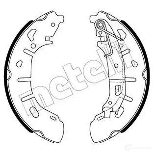 Тормозные колодки METELLI 8032747098387 AC 012 1216689 53-0487