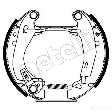 Тормозные колодки METELLI 1215714 AELI TY 8032747065082 51-0010 изображение 0