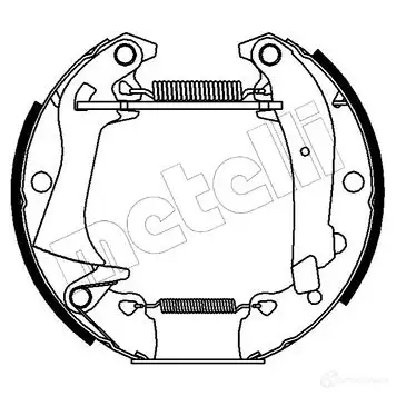 Тормозные колодки METELLI 51-0019 1215723 8032747065174 B6FXY L изображение 0