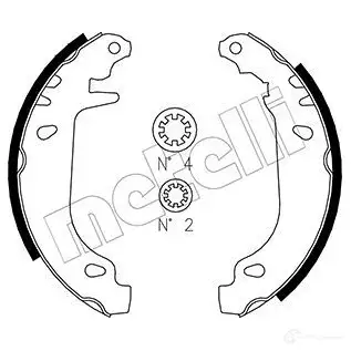 Тормозные колодки METELLI OU4MR D 8032747013465 53-0022 1216166 изображение 0