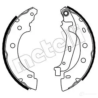 Тормозные колодки METELLI 8032747112847 846N E 53-0355 1216546