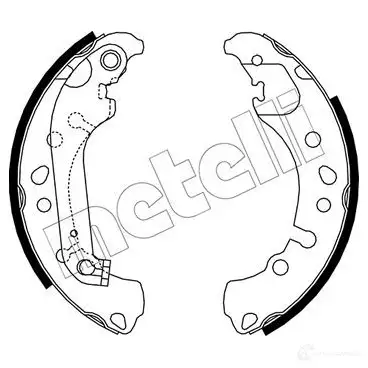 Тормозные колодки METELLI 1437953487 GFQ 33WD 53-0721 изображение 0